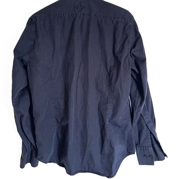 Guess by Marciano Black Button Up Shirt, Size L - Picture 2 of 3